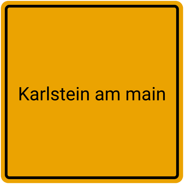 Meldebestätigung Karlstein am Main